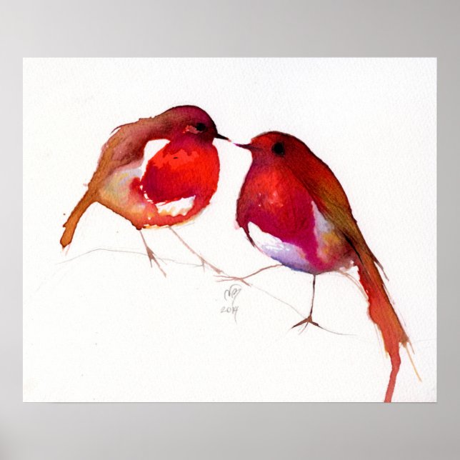 Póster Two Little Ink Birds 2014 (Frente)