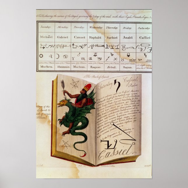 Póster Two pages from 'The Magus' (Frente)