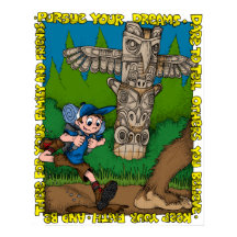 Tyler Bounds persiguiendo a Bigfoot