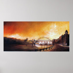Póster Tyne Bridge Newcastle upon Tyne Print