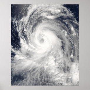 Póster Typhoon Tingting over the Northern Mariana Isla