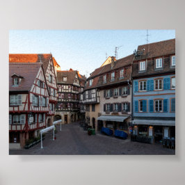 Póster Typical houses in Colmar