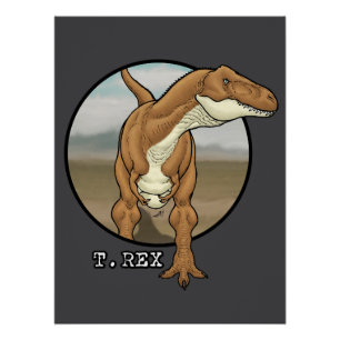Póster Tyrannosaurus rex #1