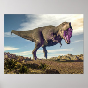 Póster Tyrannosaurus rex raoring