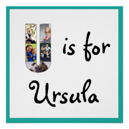 Póster U es para Nombre