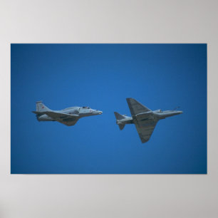 Póster U.S. Agresor de la marina de guerra/de Douglas A-4