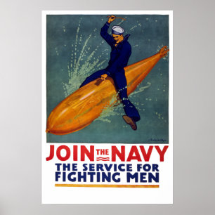 Póster U.S. ¡Poster de la MARINA DE GUERRA - el marinero