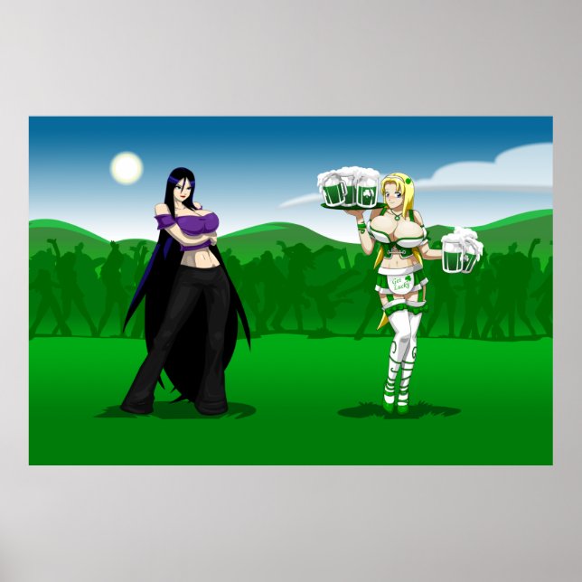 Póster Ucogi y Alice extra grandes (Frente)