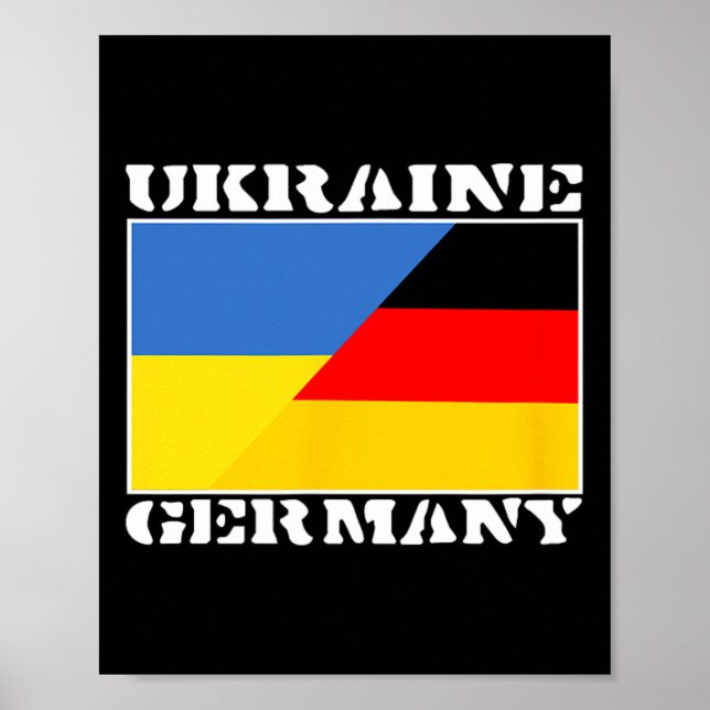 Póster Ucrania Alemania  (Frente)