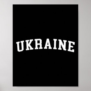 Póster Ucrania Bandera Ucraniana Zelensky Tryzub Em Milit