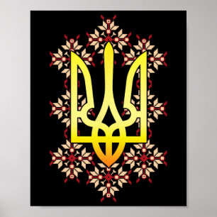 Póster Ucrania Cosaco ucraniano Kiev Patria País St
