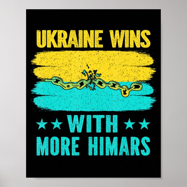 Póster Ucrania gana con más himares (Frente)