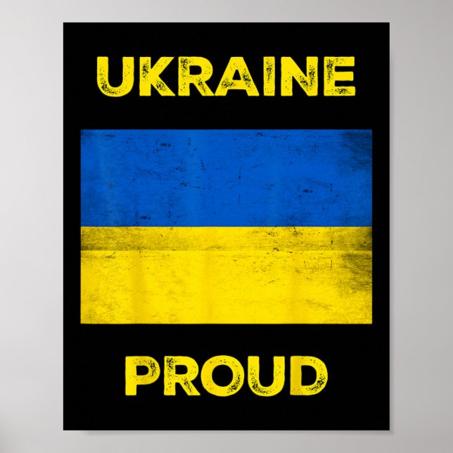 Póster Ucrania Orgullosa (Frente)