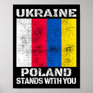 Póster Ucrania Polonia Está Contigo Apoyo Polaco 1
