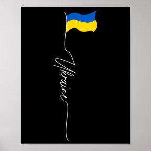 Póster Ucrania Soy Ucraniano Ucrania Patriótico 