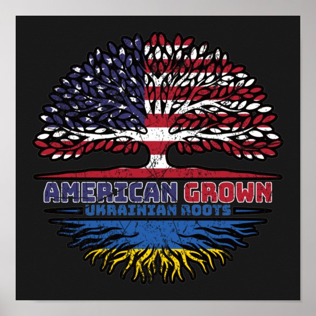 Póster Ucrania Ucrania Estados Unidos Estados Unidos (Frente)