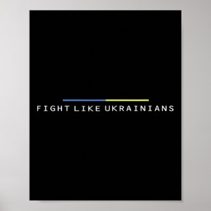 Póster Ucraniano Zelensky Ucrania Ejército Verde Luchar C