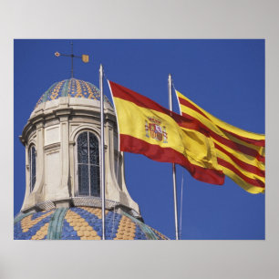 Póster UE, España, Cataluña, Palau de la Generalitat.