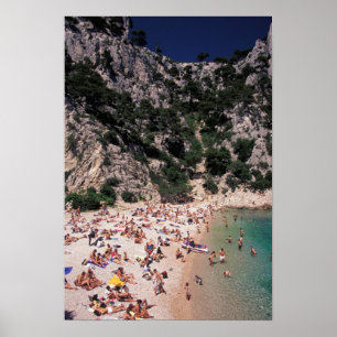 Póster UE, Francia, Provenza, Bouches, du, Rhone, 3