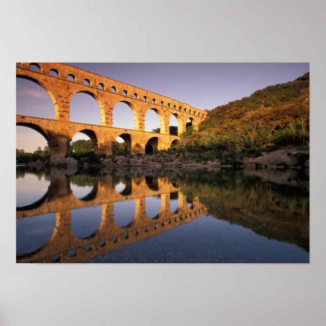 Póster UE, Francia, Provenza, Gard, Pont du Gard. 2 (Frente)