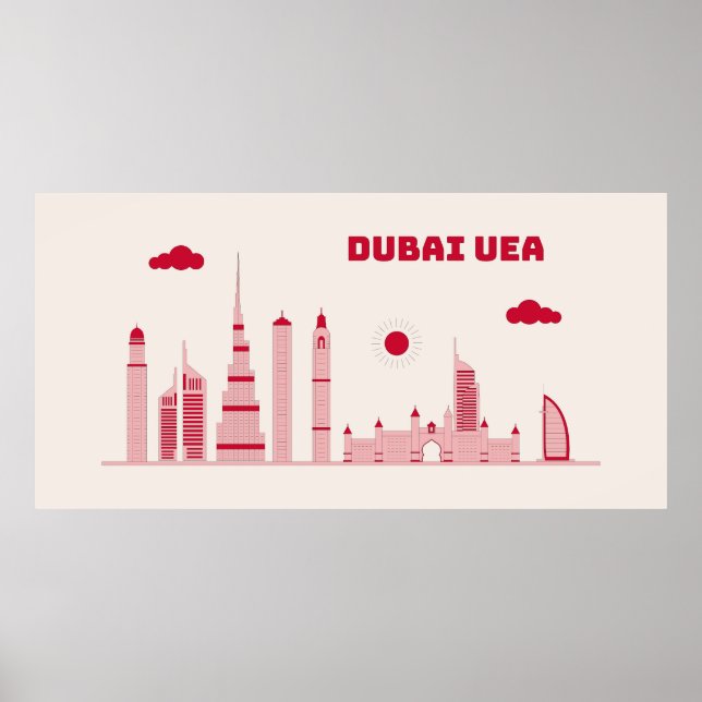 Póster UEA de Dubai (Frente)