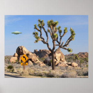 Póster UFO Crossing Poster