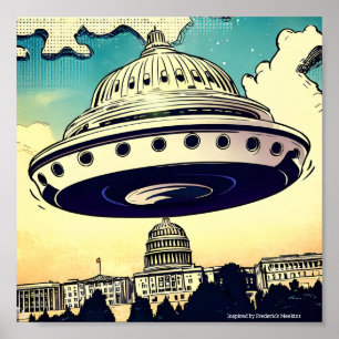 Póster UFO Domed