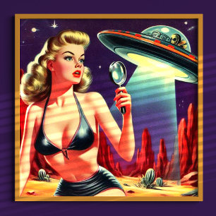 Póster Ufo Pin-up