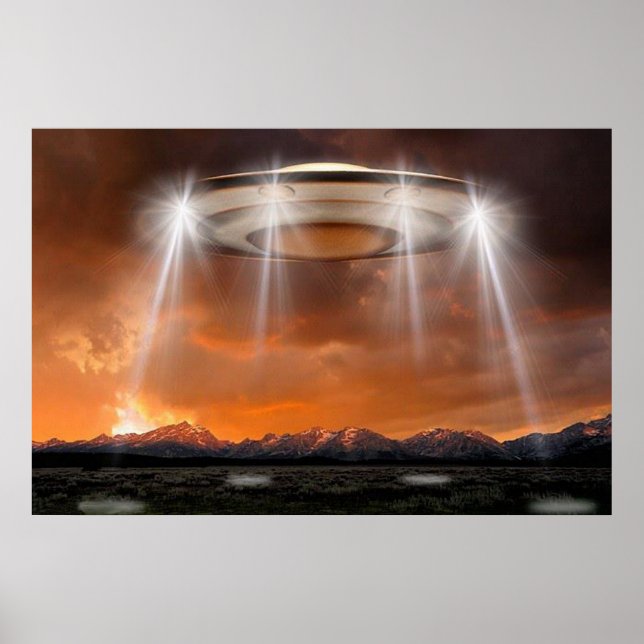Póster UFO Poster - Arriving (Frente)