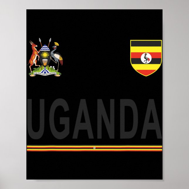 Póster Uganda Cheer Jersey 2017 (Frente)