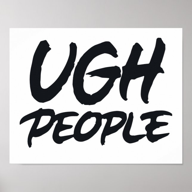 Póster UGH People (Frente)