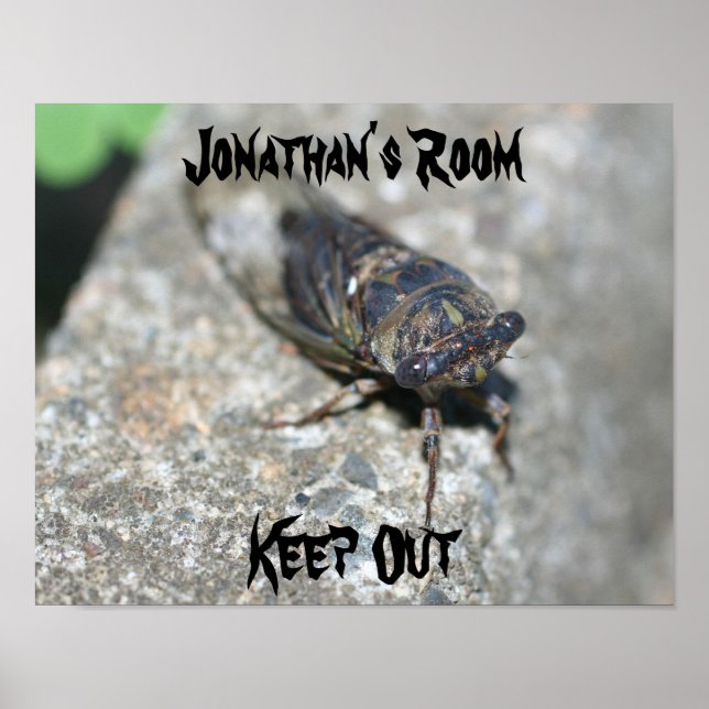 Póster Ugly Bug Kids Room Personalized Wall Door  (Frente)