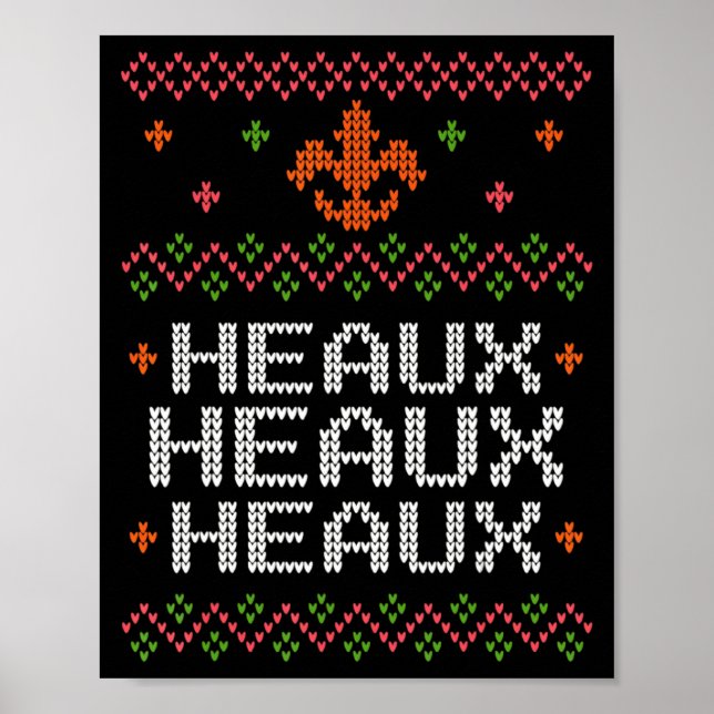 Póster Ugly Cajun Christmas Xmas New Orleans Southern Lou (Frente)