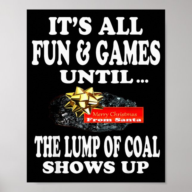 Póster Ugly Christmas T Shirt Naughty Kid Men Women Lump  (Frente)