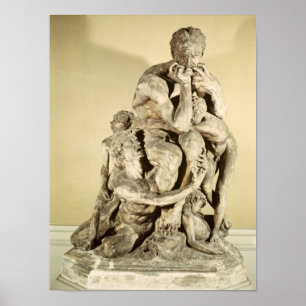Póster Ugolino y sus hijos