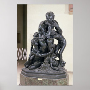 Póster Ugolino y sus hijos, 1860