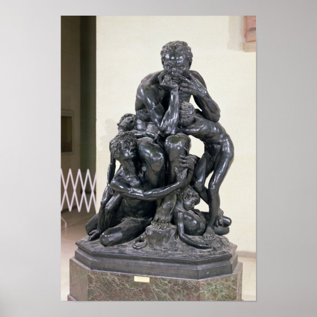 Póster Ugolino y sus hijos, 1860 (Frente)