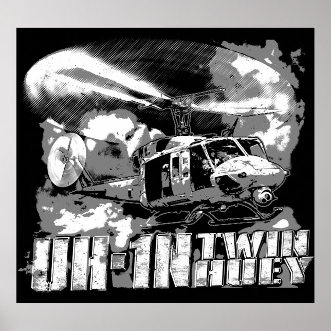 Póster UH-1N Twin Huey (Frente)