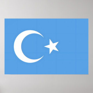 Póster Uigur/Turkestán Oriental