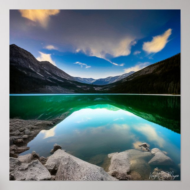 Póster Uintah Lake1, Photographer Poster (Frente)