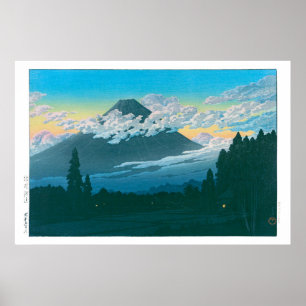 Póster ukiyoe - hasui - No.29 Cerca de Susono -