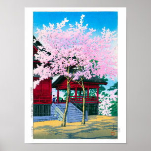Póster ukiyoe - hasui - No.44 Kiyomizu Hall, Ueno - 