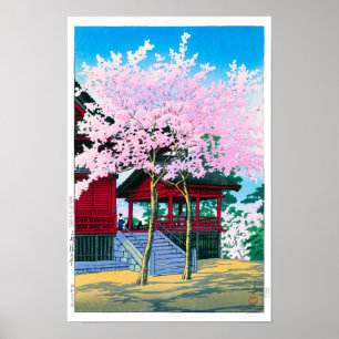 Póster ukiyoe - hasui - No.44 Kiyomizu Hall, Ueno -