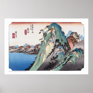 Póster ukiyoe - Hiroshige - Nº 10 Hakone -