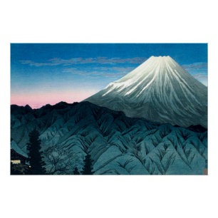 Póster Ukiyoe [komei] 06 Monte Fuji desde Hakone