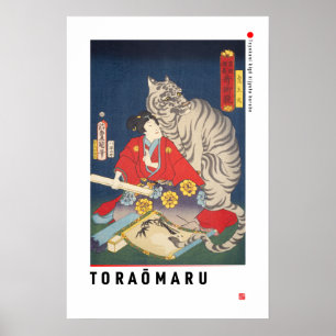 Póster ukiyoe - Toraōmaru - Mago japonés -