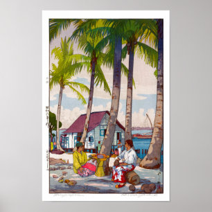 Póster ukiyoe - Yoshida - 06 - Singapur -
