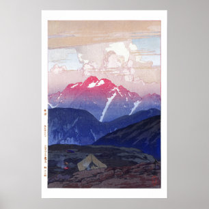 Póster ukiyoe - Yoshida - 10 - Mañana en el Monte Tsurugi