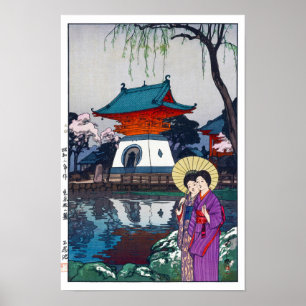Póster ukiyoe - Yoshida - 13 - Shinobazu Pond -