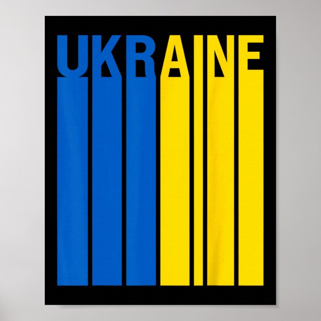 Póster Ukraine Flag 3  (Frente)